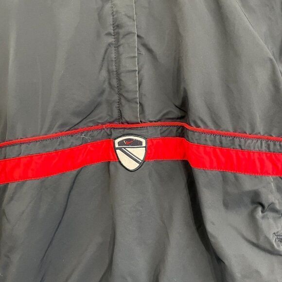 Y2K Nike Windbreaker Women M Navy Red 1/4 Zip Pullover Anorak - Picture 3 of 13